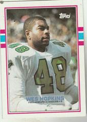 Wes Hopkins #111 Football Cards 1989 Topps Prices