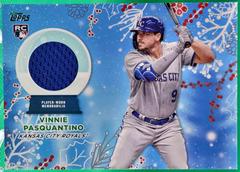 Vinnie Pasquantino [Blue] #RC-VP Baseball Cards 2023 Topps Holiday Relics Prices