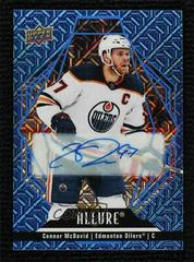 Connor McDavid [Blue Line Autograph] #30 Hockey Cards 2022 Upper Deck Allure Prices