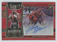 Bron Breakker [Red Prizm] Wrestling Cards 2022 Panini Select WWE Ringside Action Signatures Prices