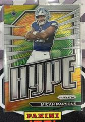 Micah Parsons #H-15 Football Cards 2022 Panini Prizm Hype Prices