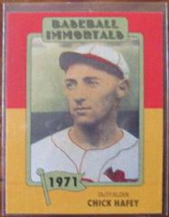 Chick Hafey #121 Baseball Cards 1980 Baseball Immortals Prices