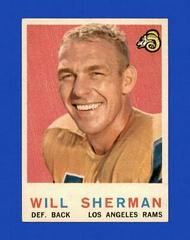 Willard Sherman #127 Football Cards 1959 Topps Prices
