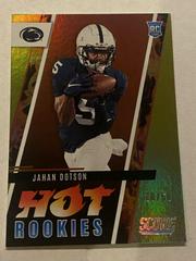 Jahan Dotson [Gold Zone] Football Cards 2022 Panini Score Hot Rookies Prices