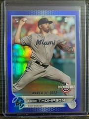 Zach Thompson [Blue Foil] Baseball Cards 2022 Topps Opening Day Prices