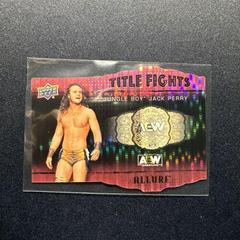 Jack Perry [Pink] Wrestling Cards 2022 Upper Deck Allure AEW Title Fights Prices
