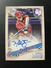 Harrison Bader [GQ Logo Swap] #GQA-HB Baseball Cards 2018 Topps Gypsy Queen Autographs Prices