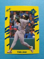 Felix Jose #T33 Baseball Cards 1990 Classic Prices