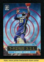 LeBron James [Pink] #9 Basketball Cards 2019 Panini Donruss Optic T-Minus 3,2,1 Prices