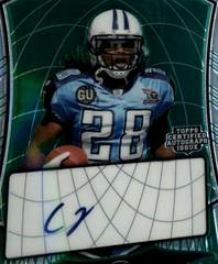Chris Johnson [Green Refractor Autograph] #196 Football Cards 2009 Bowman Sterling Prices