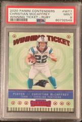 Christian McCaffrey [Ruby] #WT7 Football Cards 2020 Panini Contenders Winning Ticket Prices