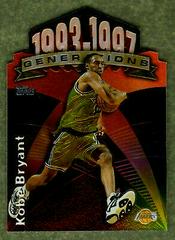 Kobe Bryant #G24 Basketball Cards 1997 Topps Generations Prices