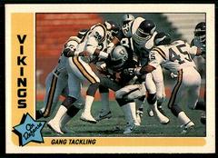 Vikings [Gang Tackling] Football Cards 1985 Fleer Team Action Prices