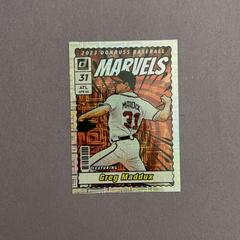 Greg Maddux [Vector] #M6 Baseball Cards 2023 Panini Donruss Marvels Prices