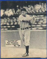 Ben Chapman #188 Baseball Cards 1934 Batter Up Prices