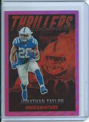Jonathan Taylor [Pink] #TH-12 Football Cards 2022 Panini Rookies & Stars Thrillers Prices