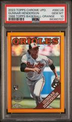 Gunnar Henderson [Orange] #88CU-8 Baseball Cards 2023 Topps Chrome Update 1988 Prices