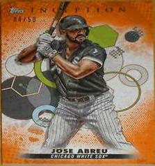 Jose Abreu [Orange] #22 Baseball Cards 2022 Topps Inception Prices