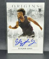Elyjah Goss #OR-EGO Basketball Cards 2021 Panini Chronicles Draft Picks Origins Rookie Autographs Prices