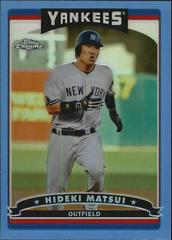 Hideki Matsui [Refractor] #161 Baseball Cards 2006 Topps Chrome Prices