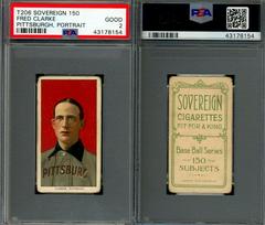 Fred Clarke [Portrait] #NNO Baseball Cards 1909 T206 Sovereign 150 Prices