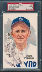 Herb Pennock #54 Baseball Cards 1980 Perez Steele HOF Postcard Prices