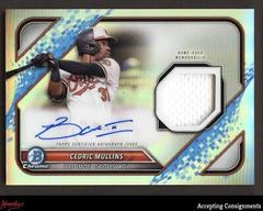 Cedric Mullins Baseball Cards 2022 Bowman Chrome Autograph Relics Prices