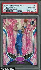 Luka Doncic [Mirror Camo] #21 Basketball Cards 2019 Panini Certified Prices