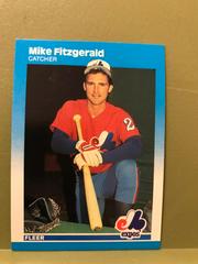 Mike Fitzgerald #317 Baseball Cards 1987 Fleer Prices