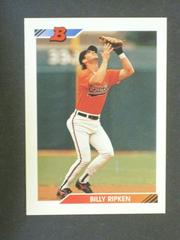 Billy Ripken #373 Baseball Cards 1992 Bowman Prices