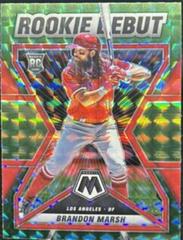 Brandon Marsh [Green] #RD-3 Baseball Cards 2022 Panini Mosaic Rookie Debut Prices