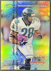 Fred Taylor [w/ Coating] Football Cards 1999 Topps Finest Prominent Figures Prices