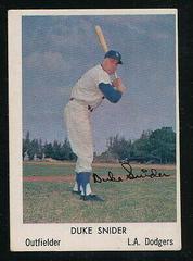 Duke Snider Baseball Cards 1960 Bell Brand Dodgers Prices