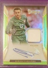 Lukasz Fabianski [Neon Green] Soccer Cards 2016 Panini Select Jersey Autographs Prices