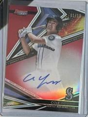 Cole Young [Red] #B22-CY Baseball Cards 2022 Bowman's Best of Autographs Prices