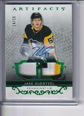 Jake Guentzel [Material Autograph Emerald] Hockey Cards 2021 Upper Deck Artifacts Prices