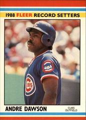 Andre Dawson #10 Baseball Cards 1988 Fleer Record Setters Prices