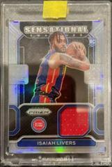 Isaiah Livers [Prime] Basketball Cards 2021 Panini Prizm Sensational Swatches Prices