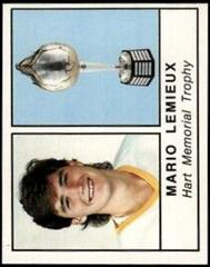 Mario Lemieux [Hart Memorial Trophy] Hockey Cards 1988 Panini Stickers Prices