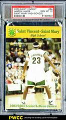 LeBron James Basketball Cards 2003 Saint Vincent Saint Mary High School Prices