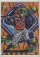 Jose Altuve [Orange Galactic] Baseball Cards 2023 Topps Cosmic Chrome Prices