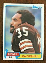 Calvin Hill #398 Football Cards 1981 Topps Prices