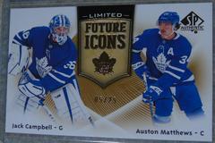 Auston Matthews, Jack Campbell [Limited] #FI-28 Hockey Cards 2021 SP Authentic Future Icons Prices
