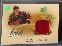Seth Jarvis #FWAP-SJ Hockey Cards 2021 SP Authentic Future Watch Auto Patch Prices