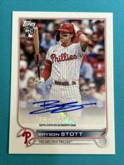 Bryson Stott Baseball Cards 2022 Topps Mini Autographs Prices
