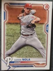 Aaron Nola #40 Baseball Cards 2021 Bowman Prices