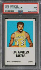 Wilt Chamberlain Basketball Cards 1972 Comspec Prices