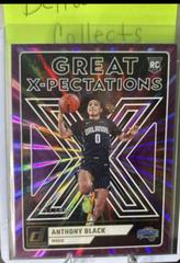 Anthony Black [Purple] #1 Basketball Cards 2023 Panini Donruss Great X Pectations Prices