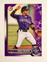 Adael Amador [Purple] #BD-59 Baseball Cards 2022 Bowman Draft Prices