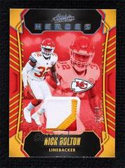 Nick Bolton [Gold] #AH-12 Football Cards 2023 Panini Absolute Heroes Memorabilia Prices